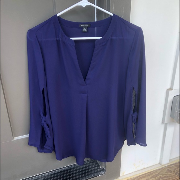 Ann Taylor Tops - Ann Taylor purple blouse